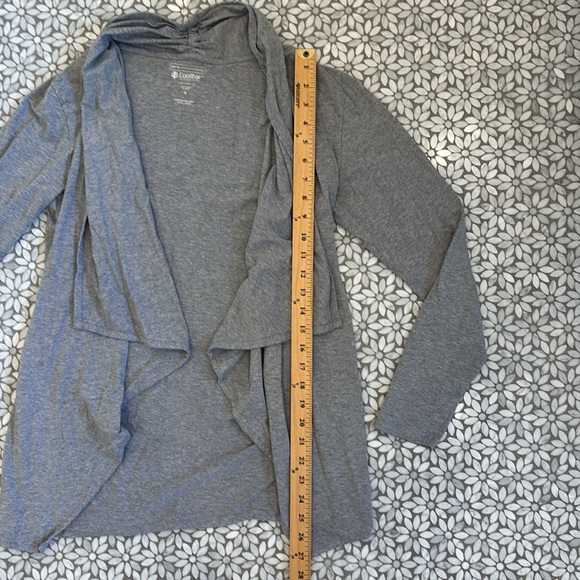 Women's Coolibar Marietas Sun Wrap Cardigan in Heathered Grey, Size S - Picture 6 of 7